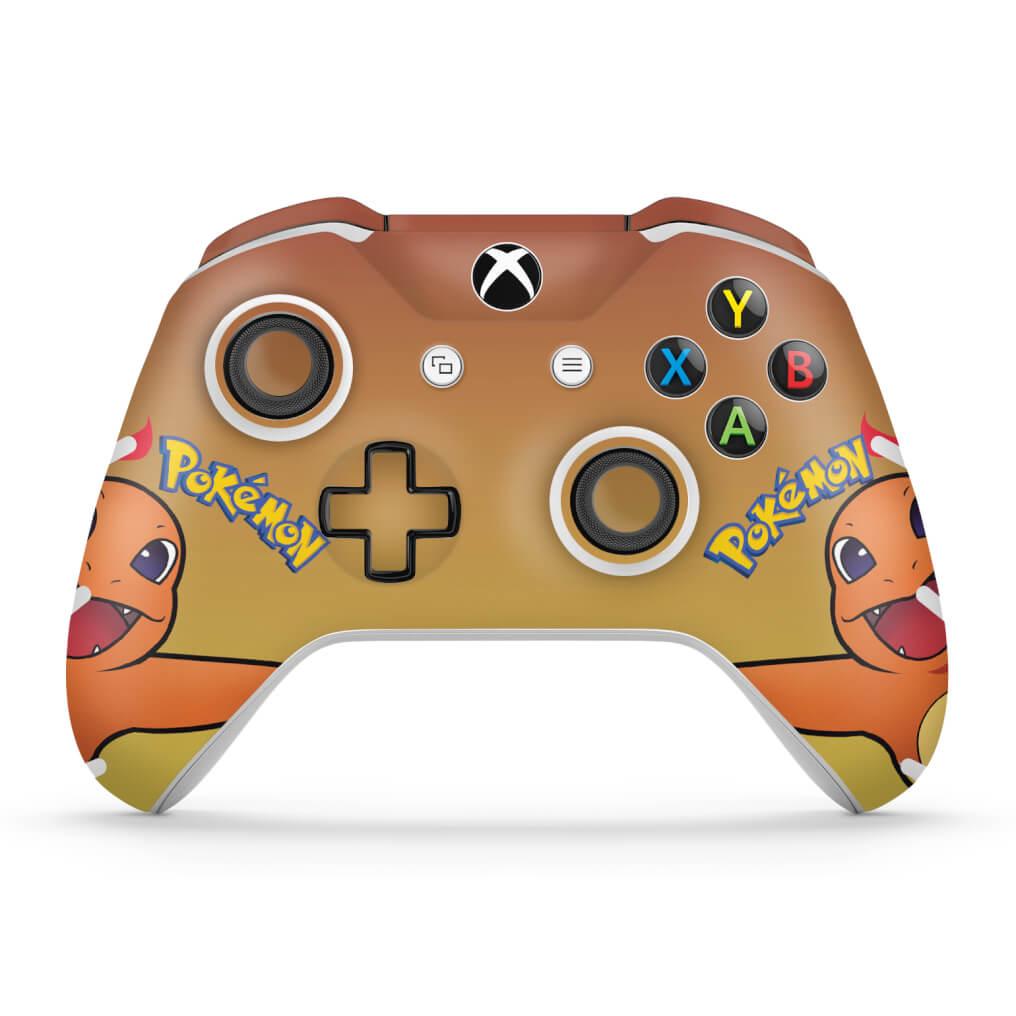 Skin Anti-Rage Xbox One Slim X Controle - Pokemon Charmander