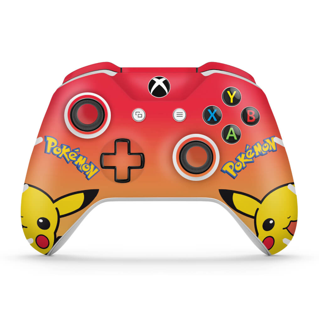 Skin Anti-Rage Xbox One Slim X Controle - Pokemon Pikachu