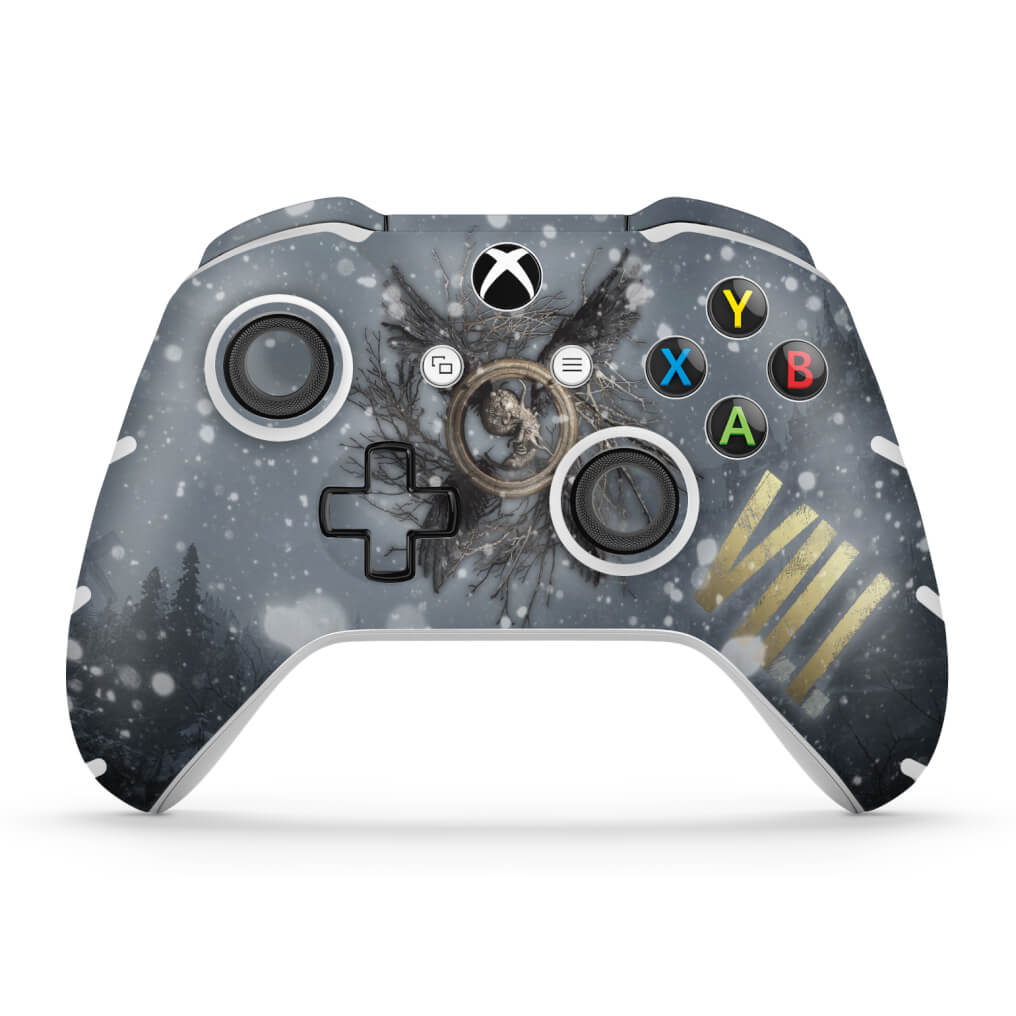Skin Anti-Rage Xbox One Slim X Controle - Resident Evil Village