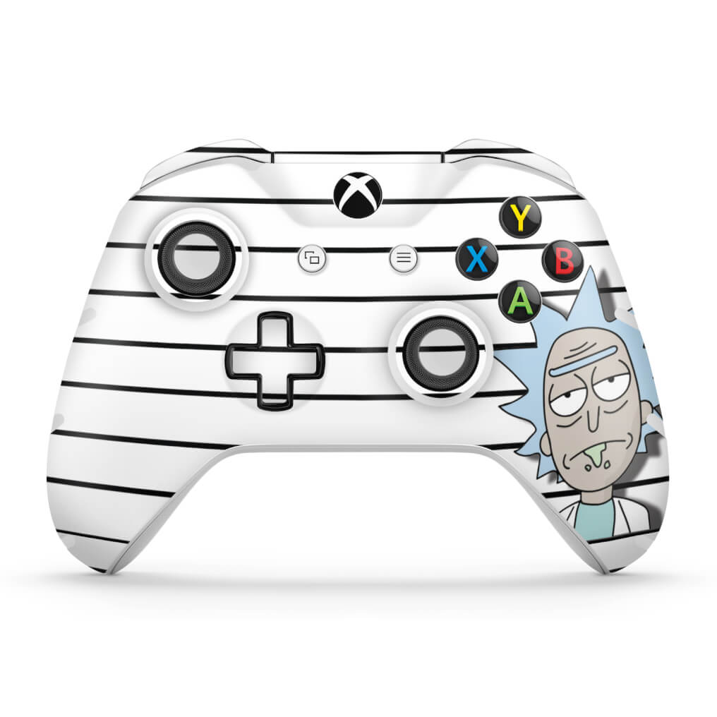 Skin Anti-Rage Xbox One Slim X Controle - Rick Rick and Morty