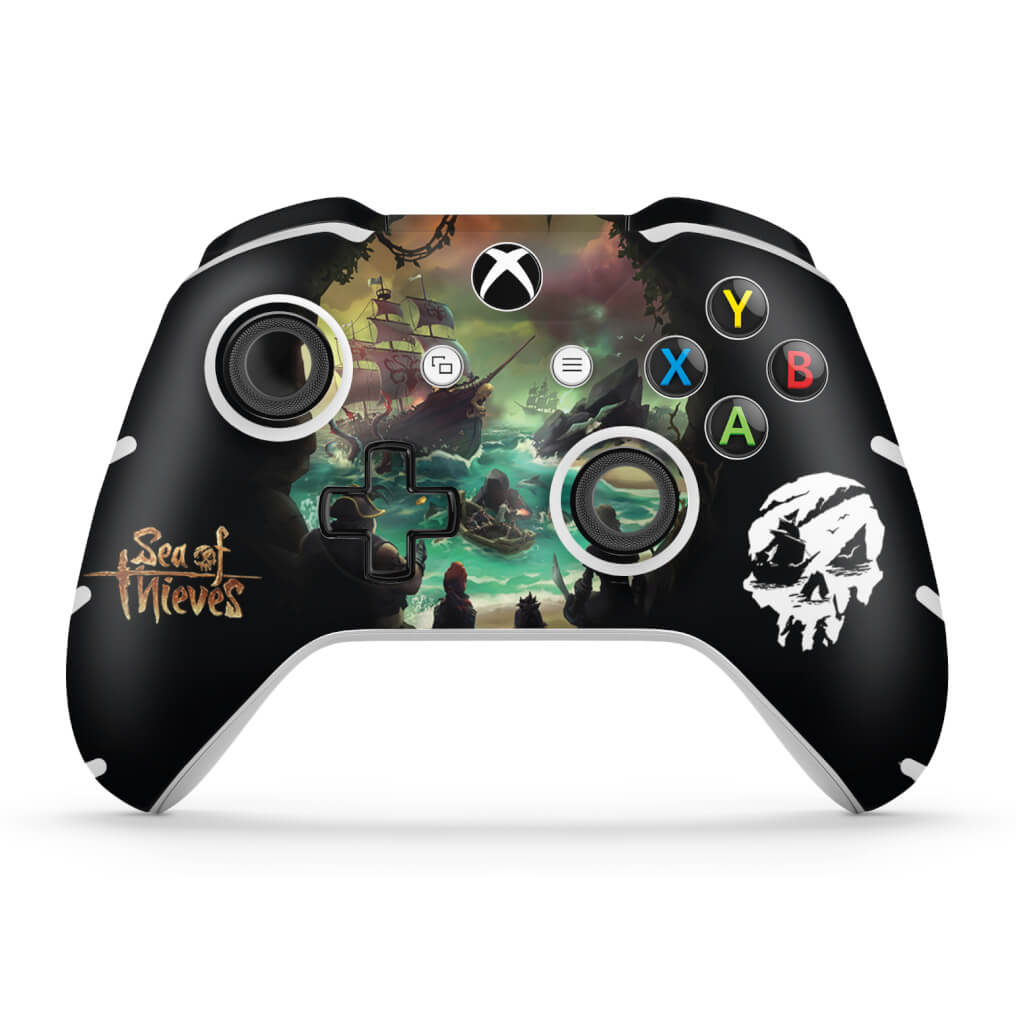 Skin Anti-Rage Xbox One Slim X Controle - Sea Of Thieves