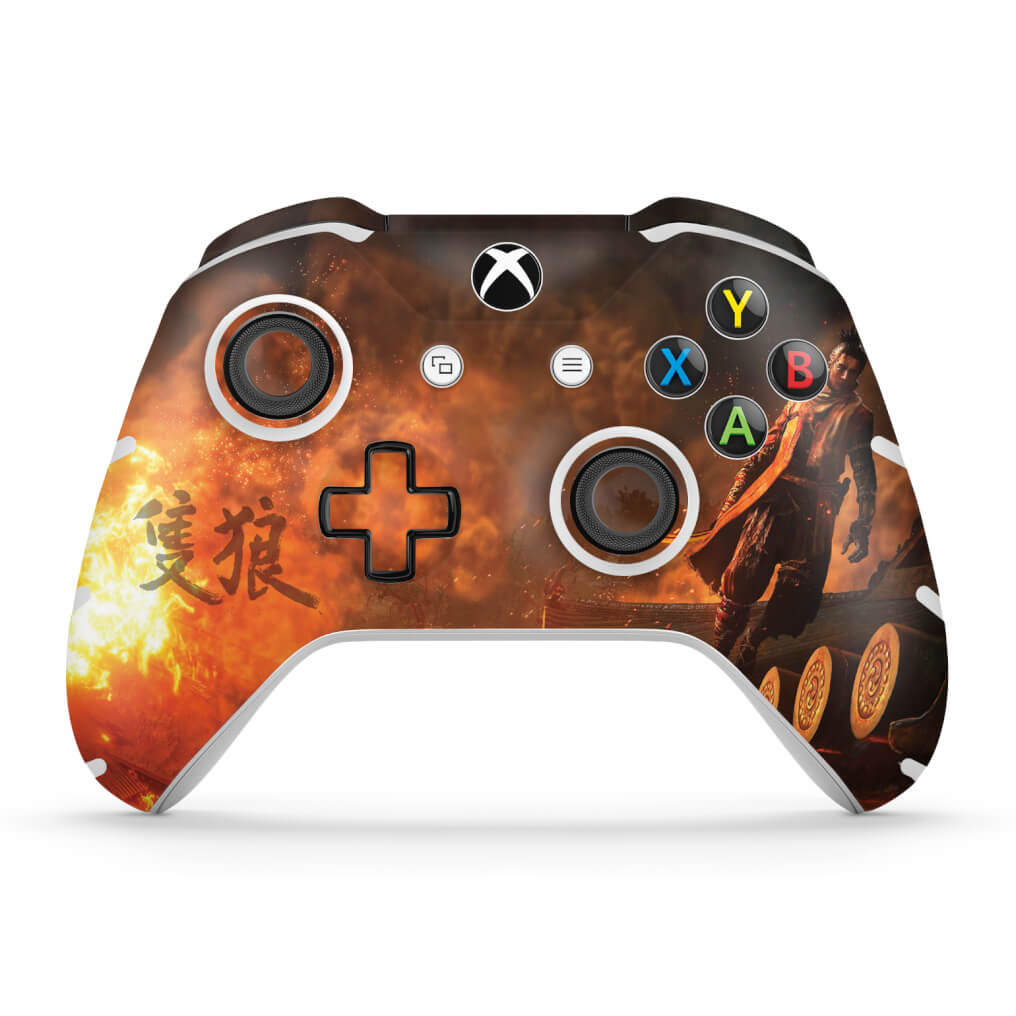 Skin Anti-Rage Xbox One Slim X Controle - Sekiro