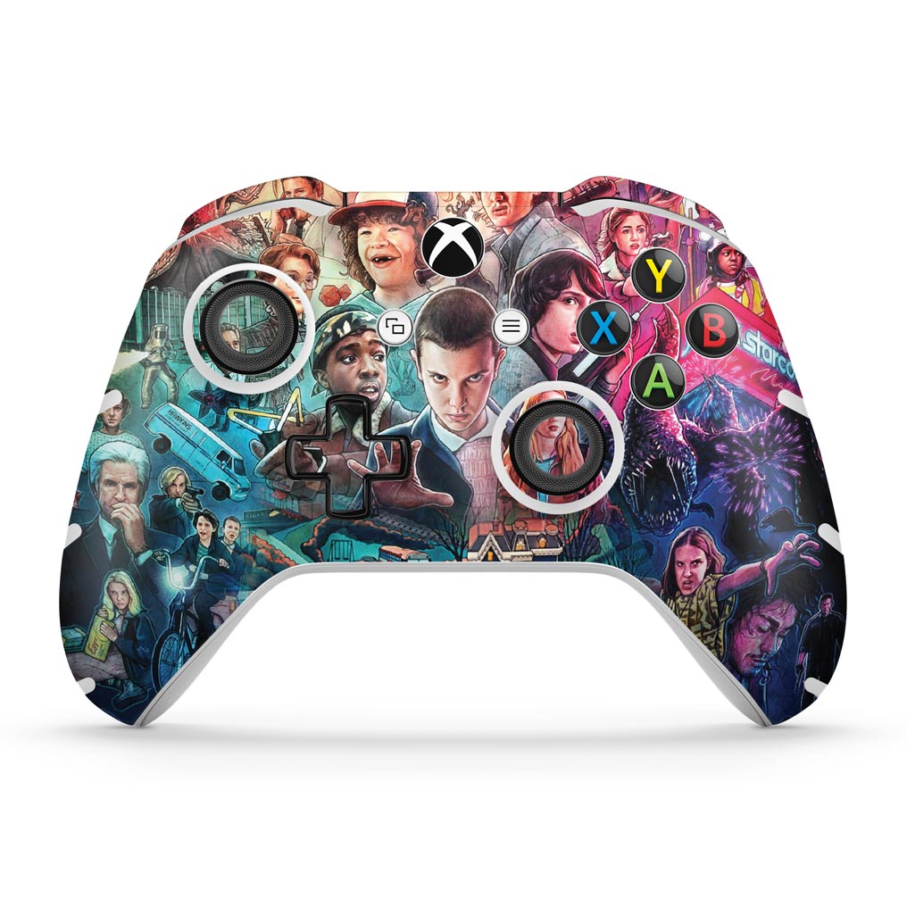 Skin Anti-Rage Xbox One Slim X Controle - Stranger Things