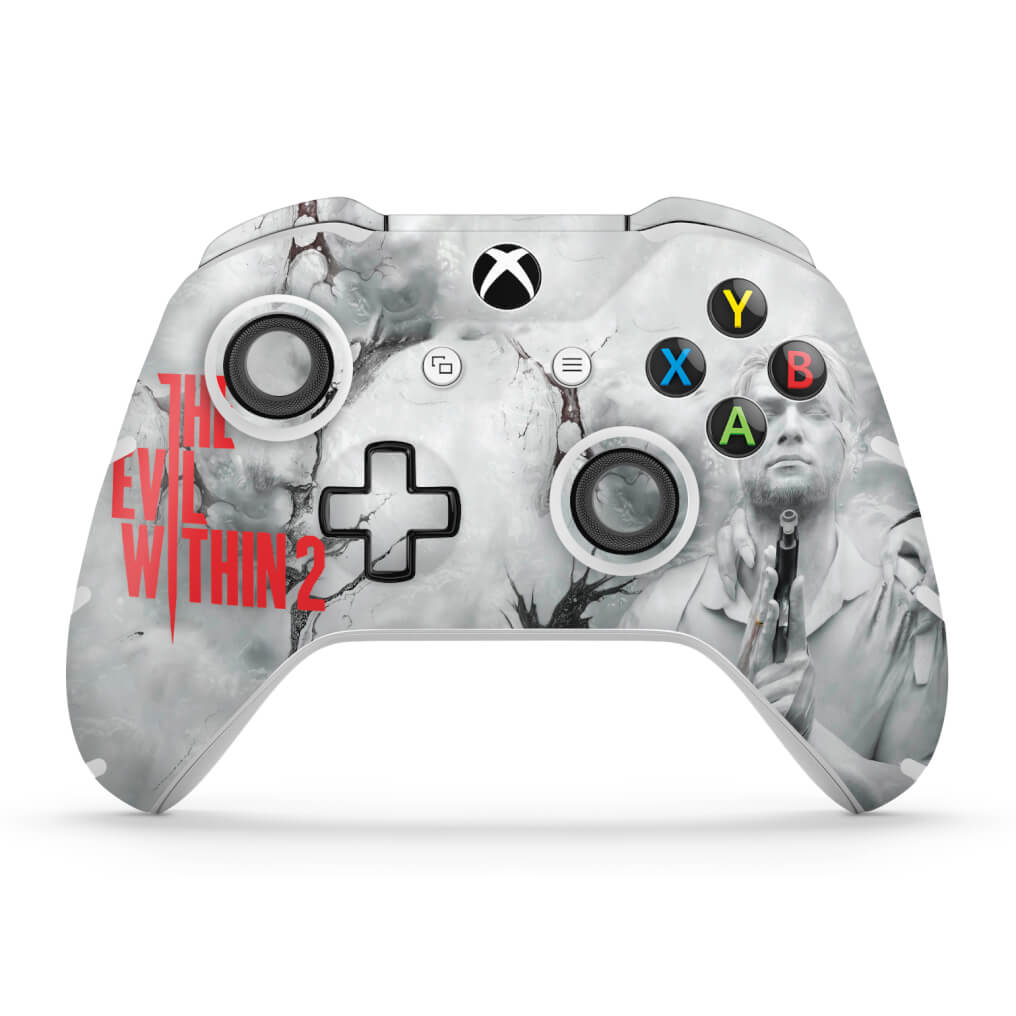 Skin Anti-Rage Xbox One Slim X Controle - The Evil Within 2