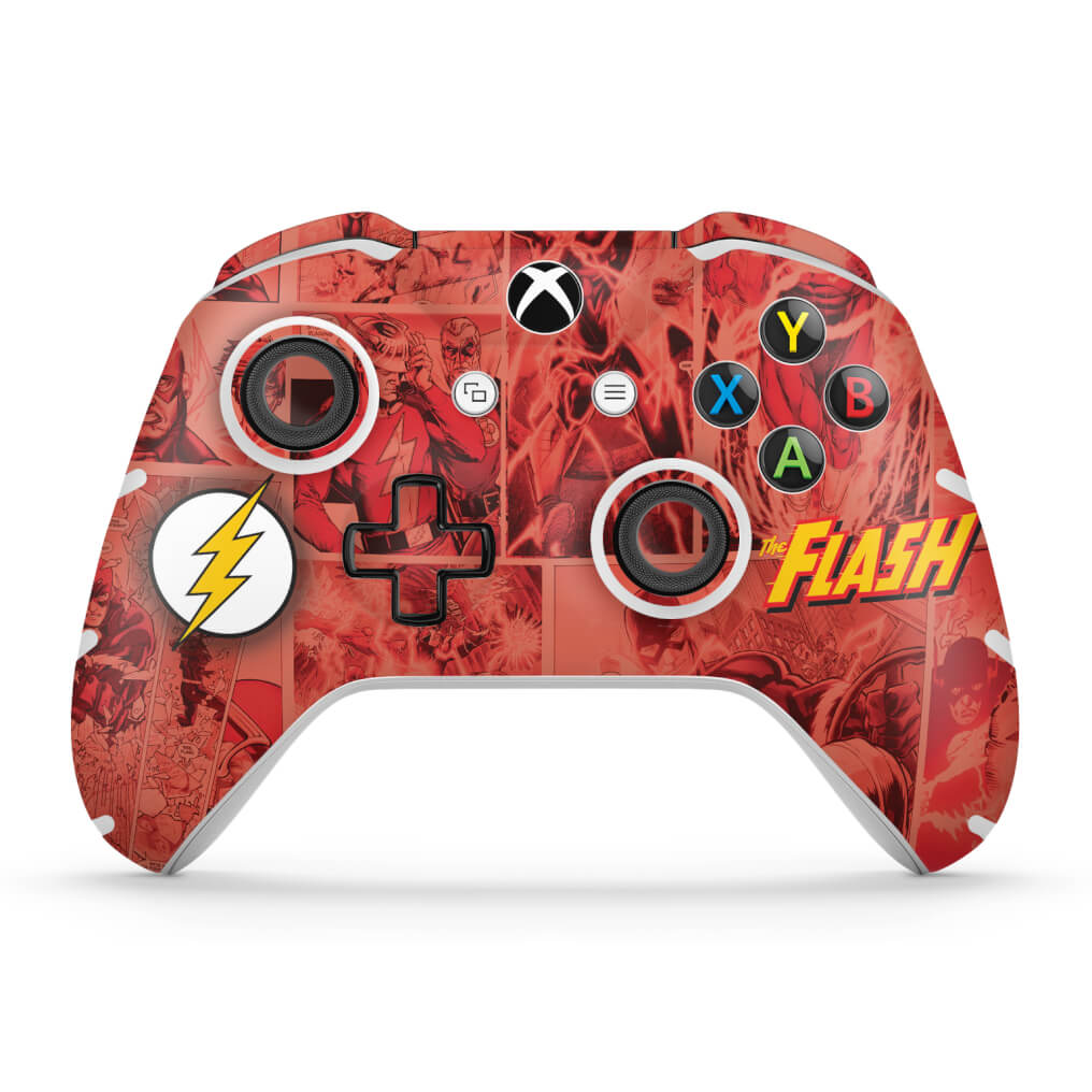 Skin Anti-Rage Xbox One Slim X Controle - The Flash Comics