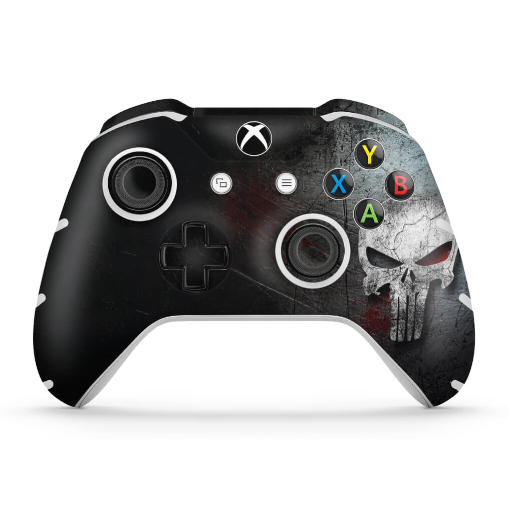 Skin Anti-Rage Xbox One Slim X Controle - The Punisher Justiceiro #b