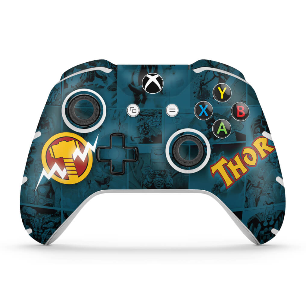 Skin Anti-Rage Xbox One Slim X Controle - Thor Comics