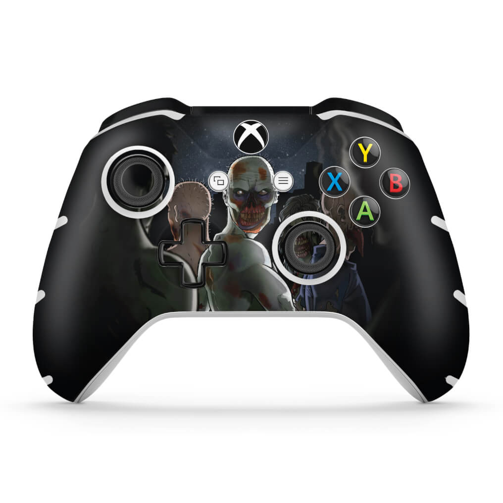 Skin Anti-Rage Xbox One Slim X Controle - Zombie Zumbi The Walking
