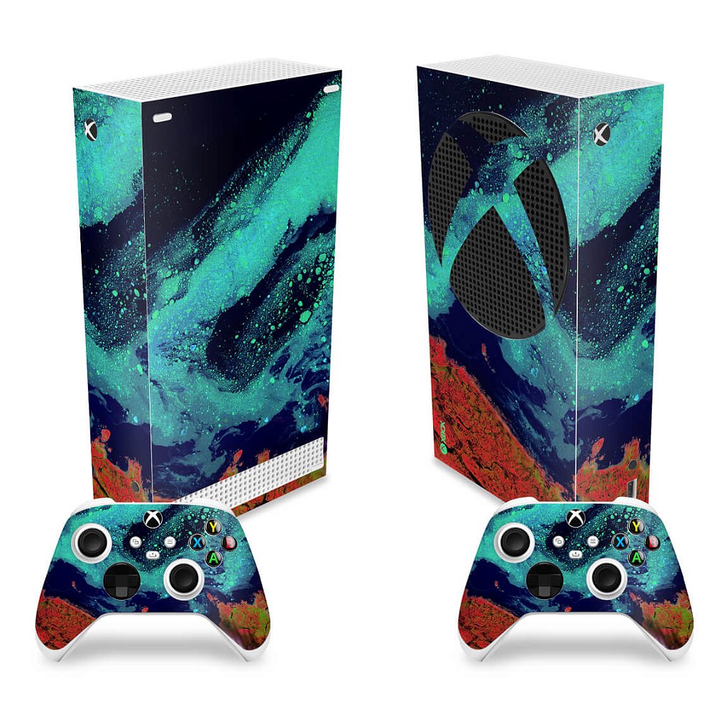 Skin Anti-Rage Xbox Series S Vertical - Abstrato #105