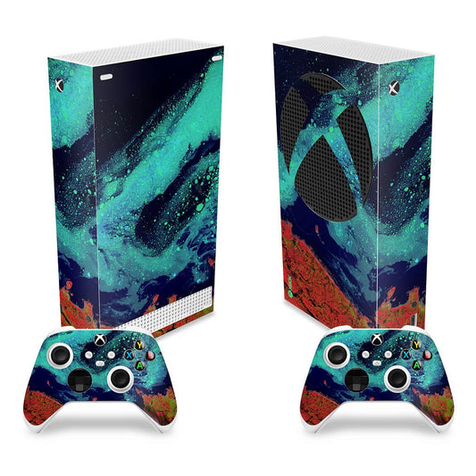 Skin Anti-Rage Xbox Series S Vertical - Abstrato #105