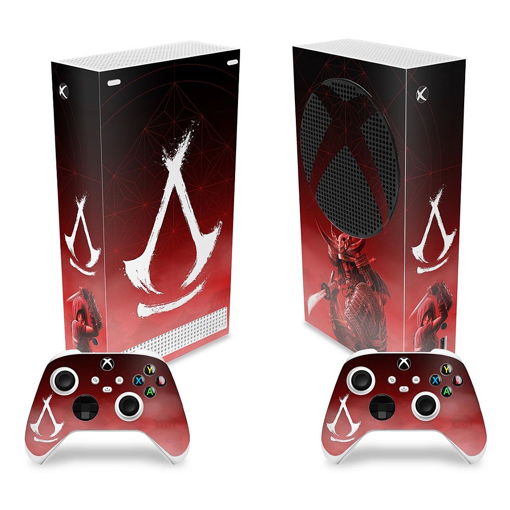 Skin Anti-Rage Xbox Series S Vertical - Assassin's Creed Shadows