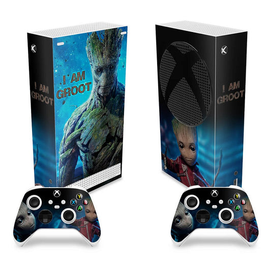 Skin Anti-Rage Xbox Series S Vertical - Baby Groot