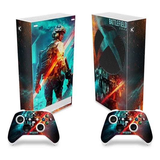 Skin Anti-Rage Xbox Series S Vertical - Battlefield 2042