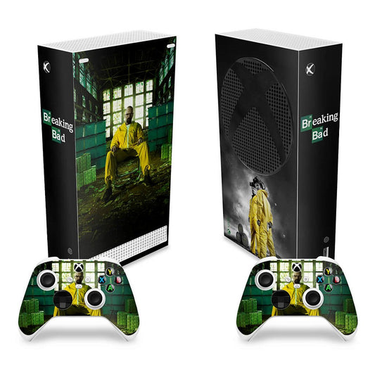 Skin Anti-Rage Xbox Series S Vertical - Breaking Bad