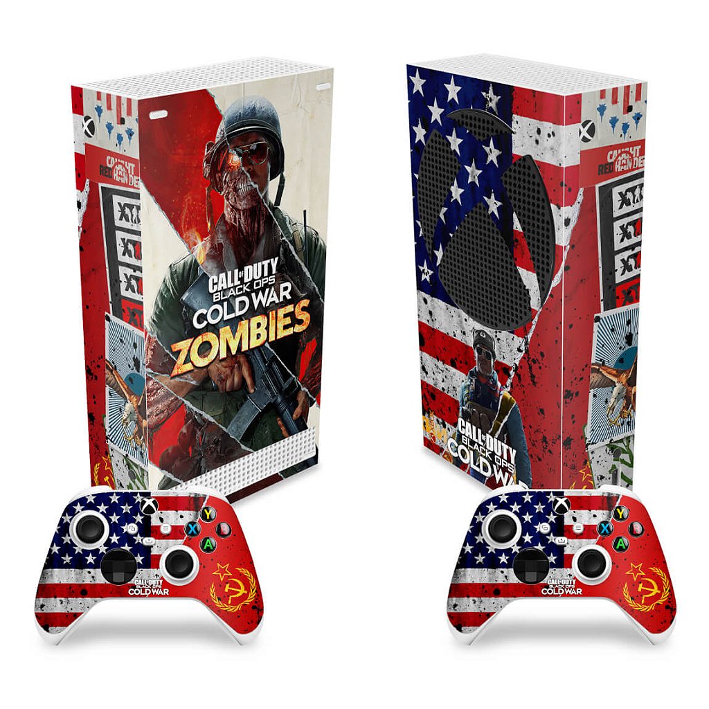 Skin Anti-Rage Xbox Series S Vertical - Call Of Duty Cold War