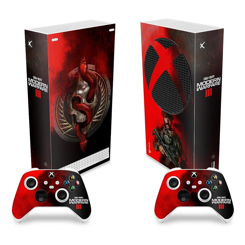 Skin Anti-Rage Xbox Series S Vertical - Call Of Duty Modern Warfare III