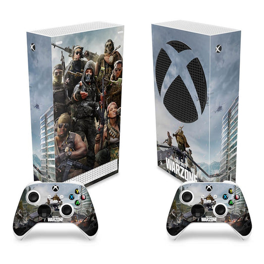 Skin Anti-Rage Xbox Series S Vertical - Call of Duty Warzone