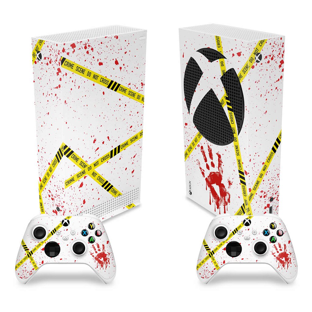 Skin Anti-Rage Xbox Series S Vertical - Cena De Crime Scene