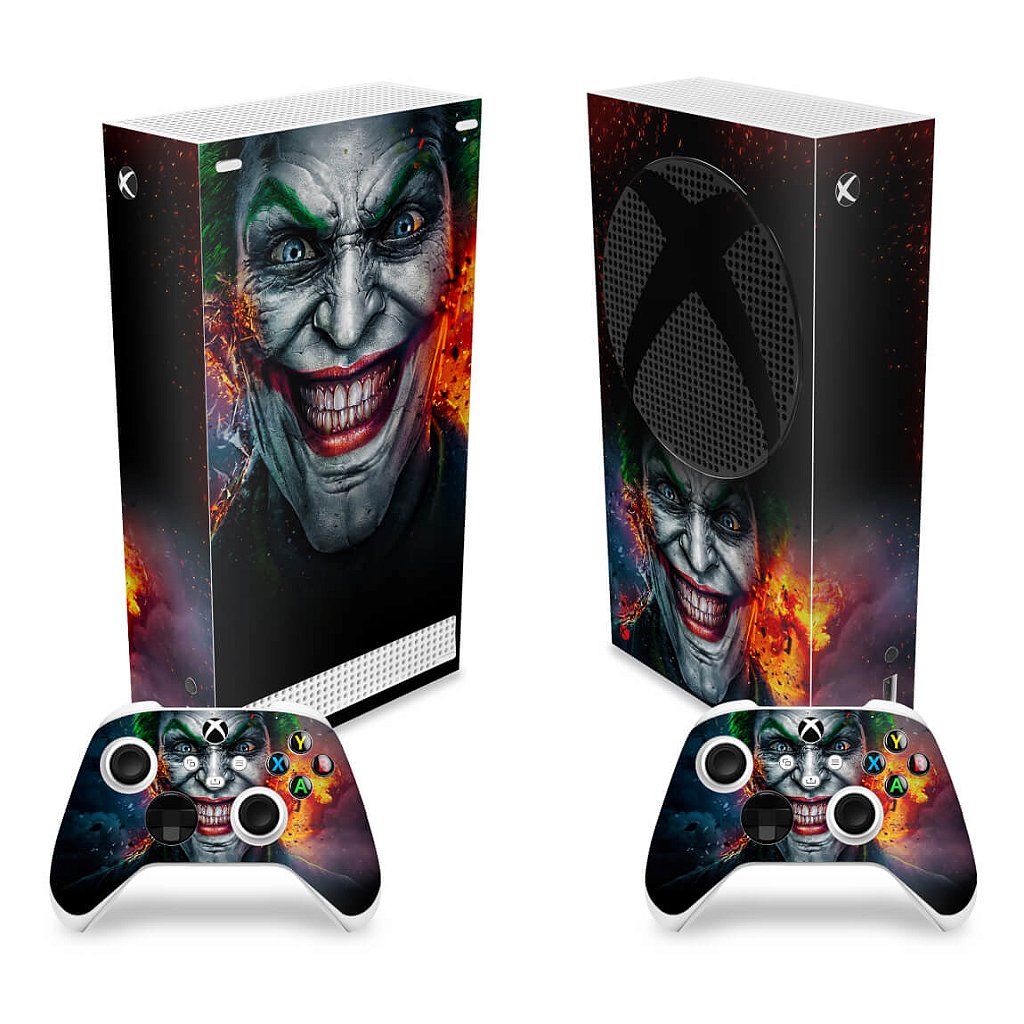 Skin Anti-Rage Xbox Series S Vertical - Coringa Joker