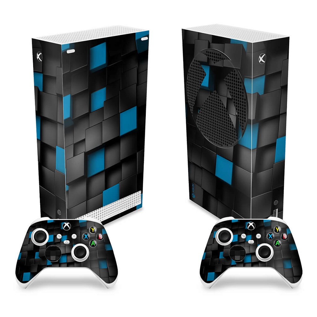 Skin Anti-Rage Xbox Series S Vertical - Cubos
