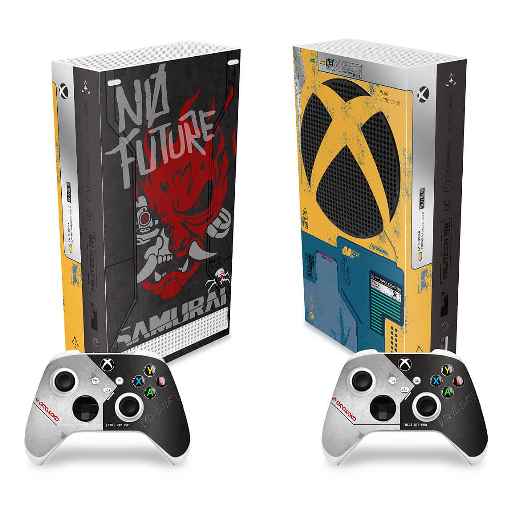 Skin Anti-Rage Xbox Series S Vertical - Cyberpunk 2077 Bundle