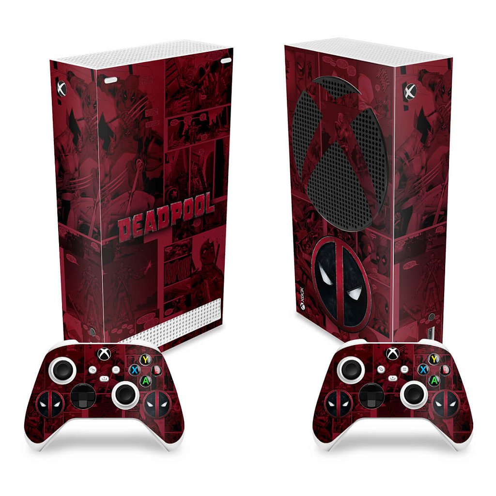 Skin Anti-Rage Xbox Series S Vertical - Deadpool Comics