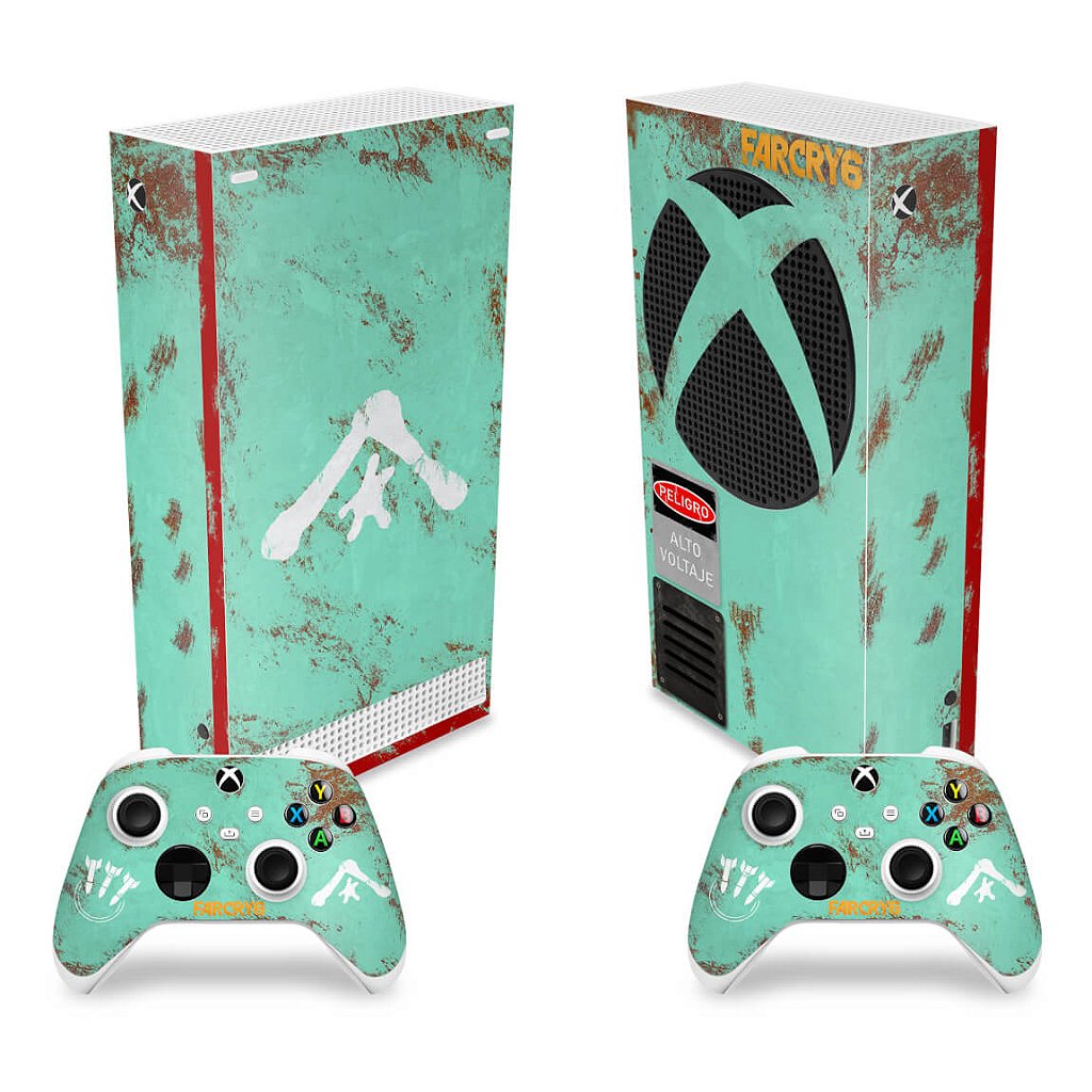 Skin Anti-Rage Xbox Series S Vertical - Far Cry 6
