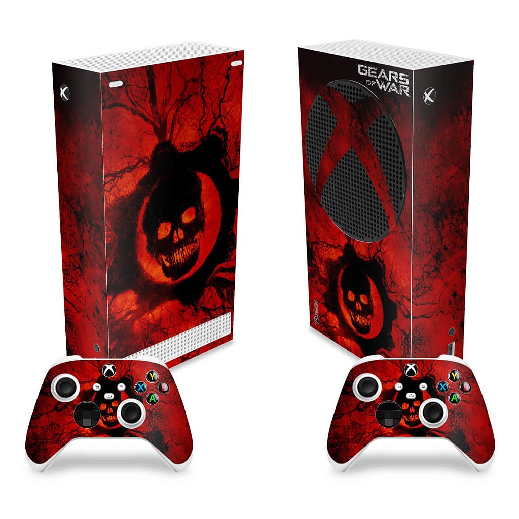 Skin Anti-Rage Xbox Series S Vertical - Gears of War - Skull