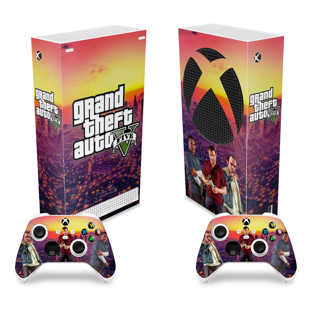 Skin Anti-Rage Xbox Series S Vertical - GTA V