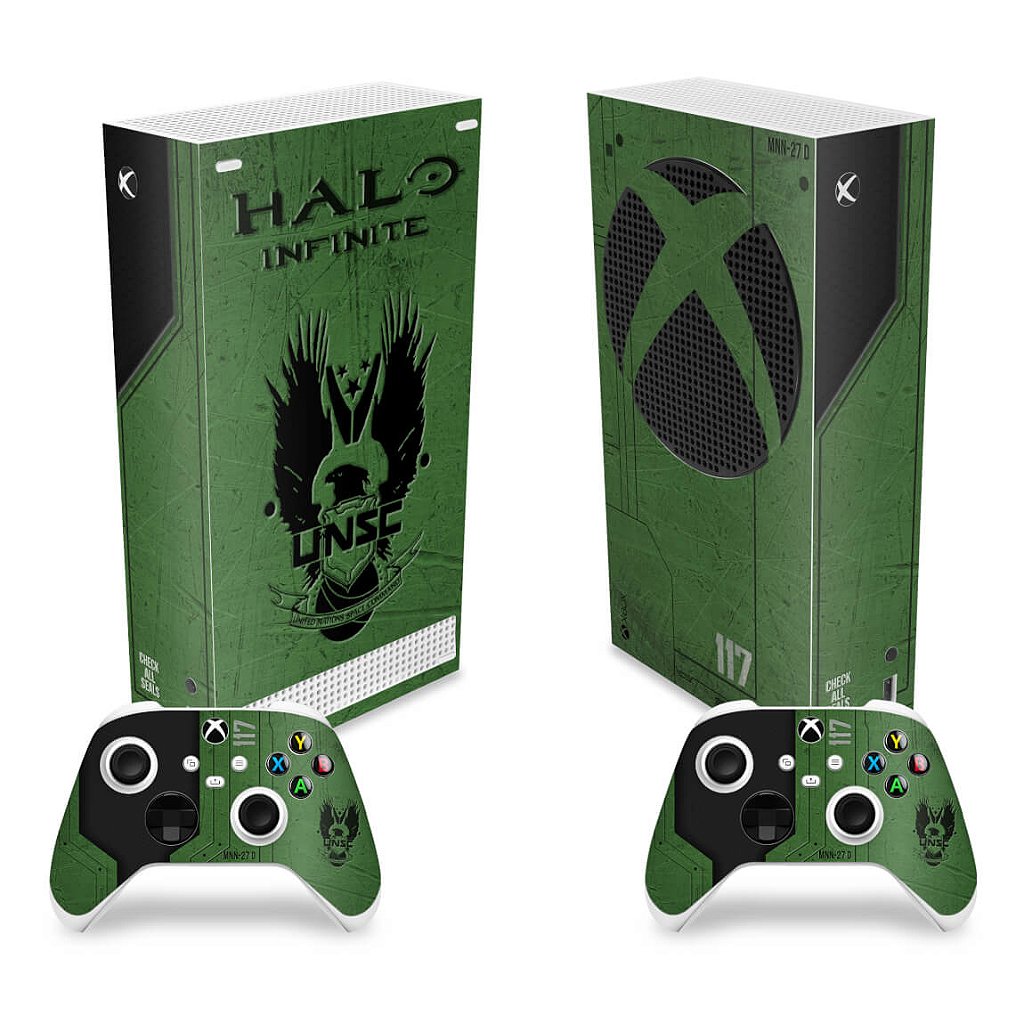 Skin Anti-Rage Xbox Series S Vertical - Halo Infinite