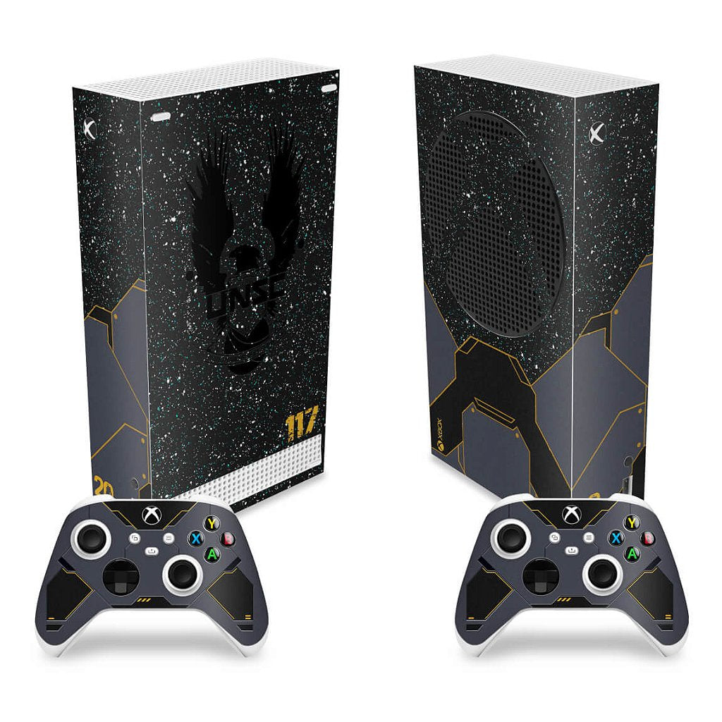 Skin Anti-Rage Xbox Series S Vertical - Halo Infinite Bundle