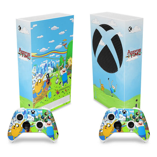 Skin Anti-Rage Xbox Series S Vertical - Hora de Aventura