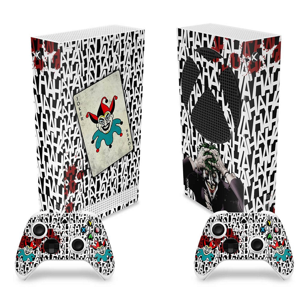 Skin Anti-Rage Xbox Series S Vertical - Joker Coringa
