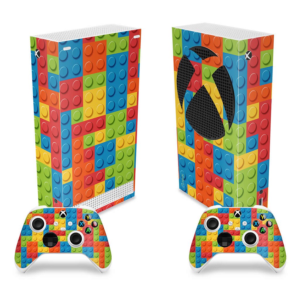 Skin Anti-Rage Xbox Series S Vertical - Lego Peça