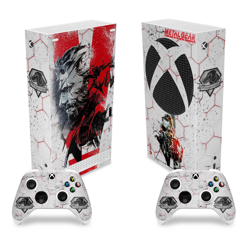 Skin Anti-Rage Xbox Series S Vertical - Metal Gear Solid
