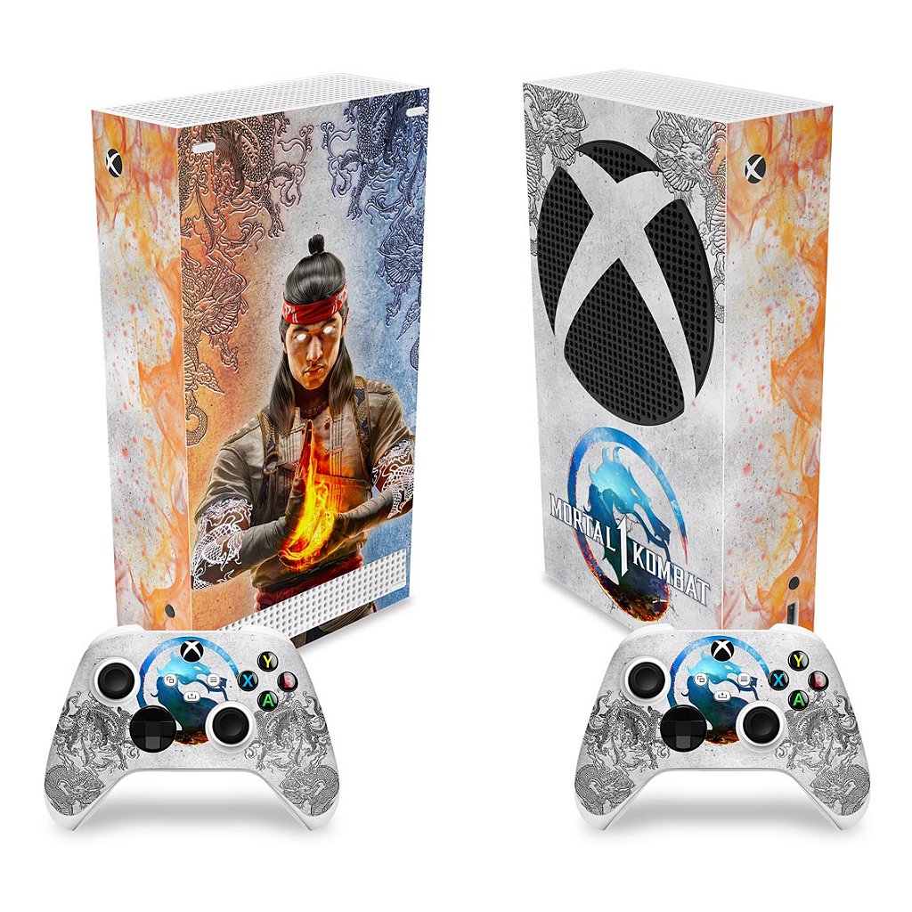 Skin Anti-Rage Xbox Series S Vertical - Mortal Kombat 1