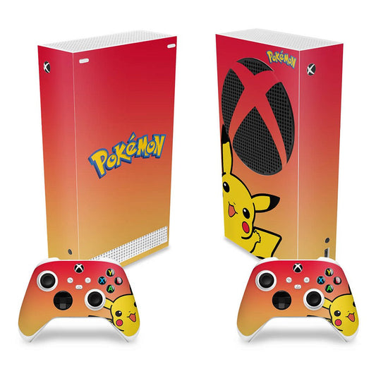 Skin Anti-Rage Xbox Series S Vertical - Pokemon Pikachu