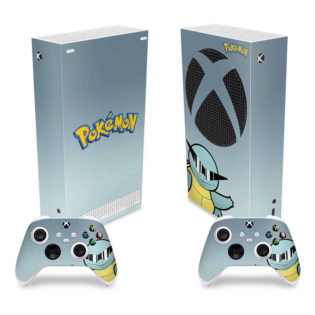 Skin Anti-Rage Xbox Series S Vertical - Pokemon Squirtle