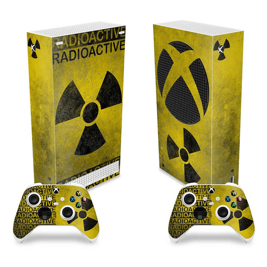 Skin Anti-Rage Xbox Series S Vertical - Radioativo