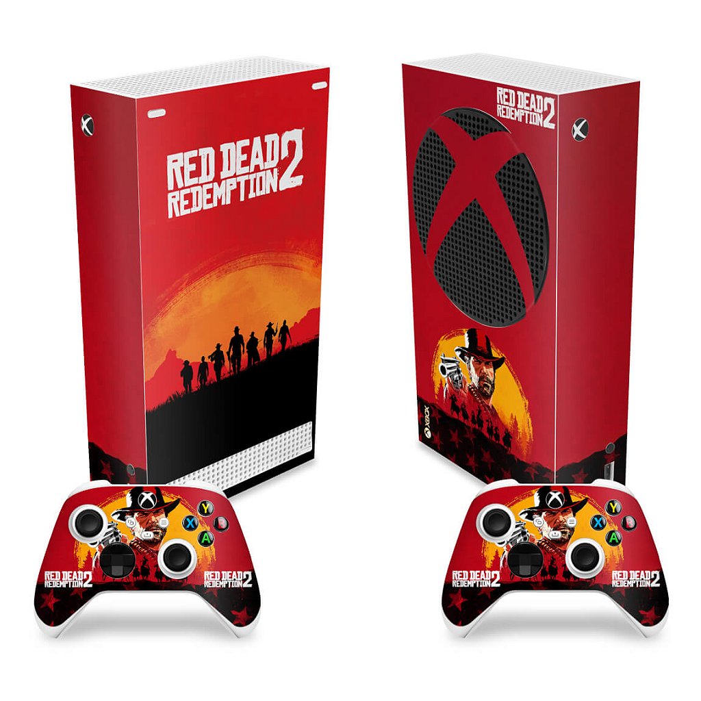 Skin Anti-Rage Xbox Series S Vertical - Red Dead Redemption 2