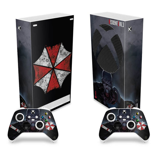 Skin Anti-Rage Xbox Series S Vertical - Resident Evil 3 Remake
