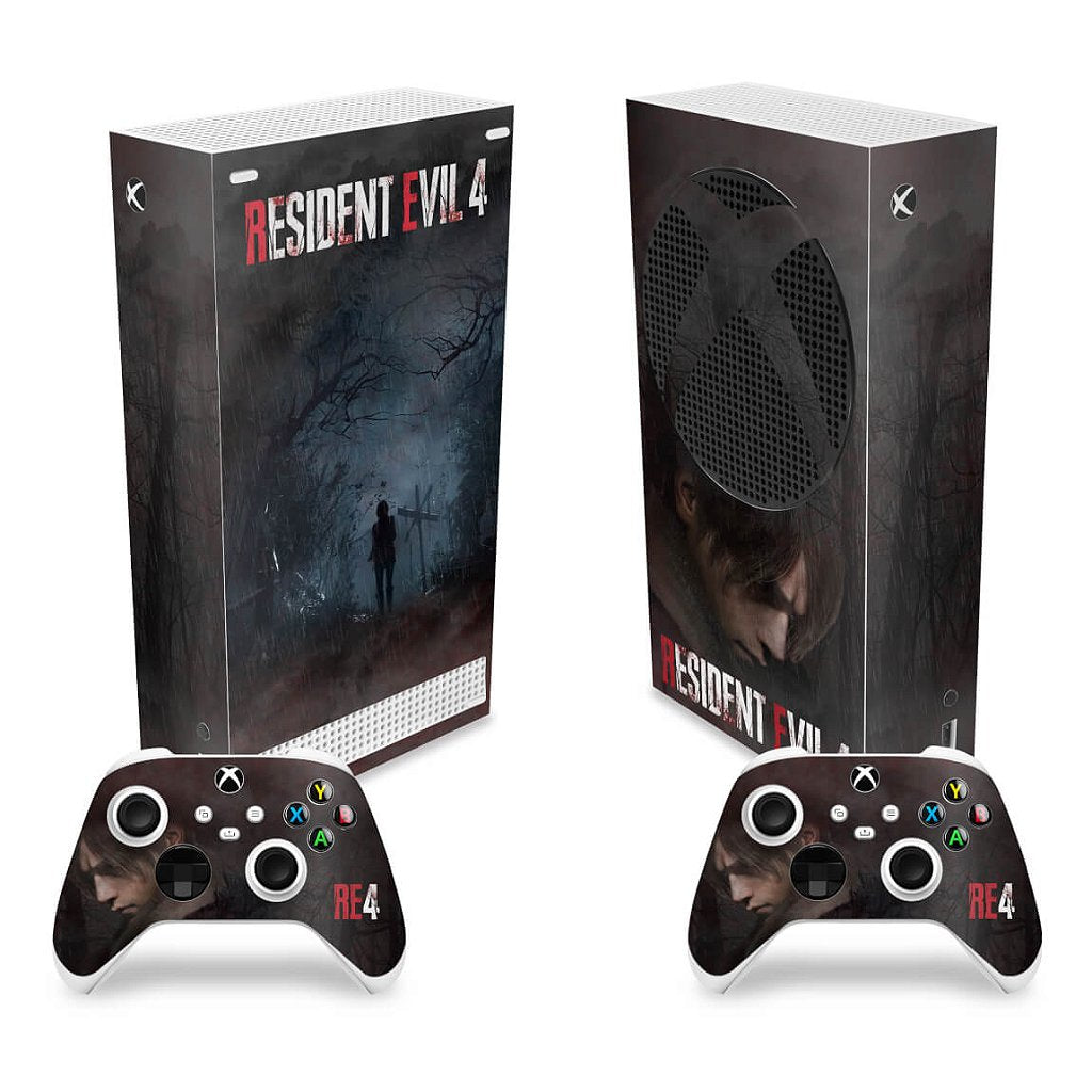 Skin Anti-Rage Xbox Series S Vertical - Resident Evil 4 Remake
