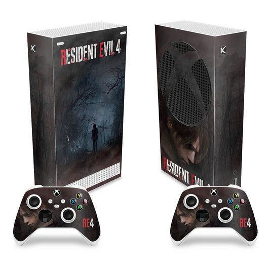 Skin Anti-Rage Xbox Series S Vertical - Resident Evil 4 Remake
