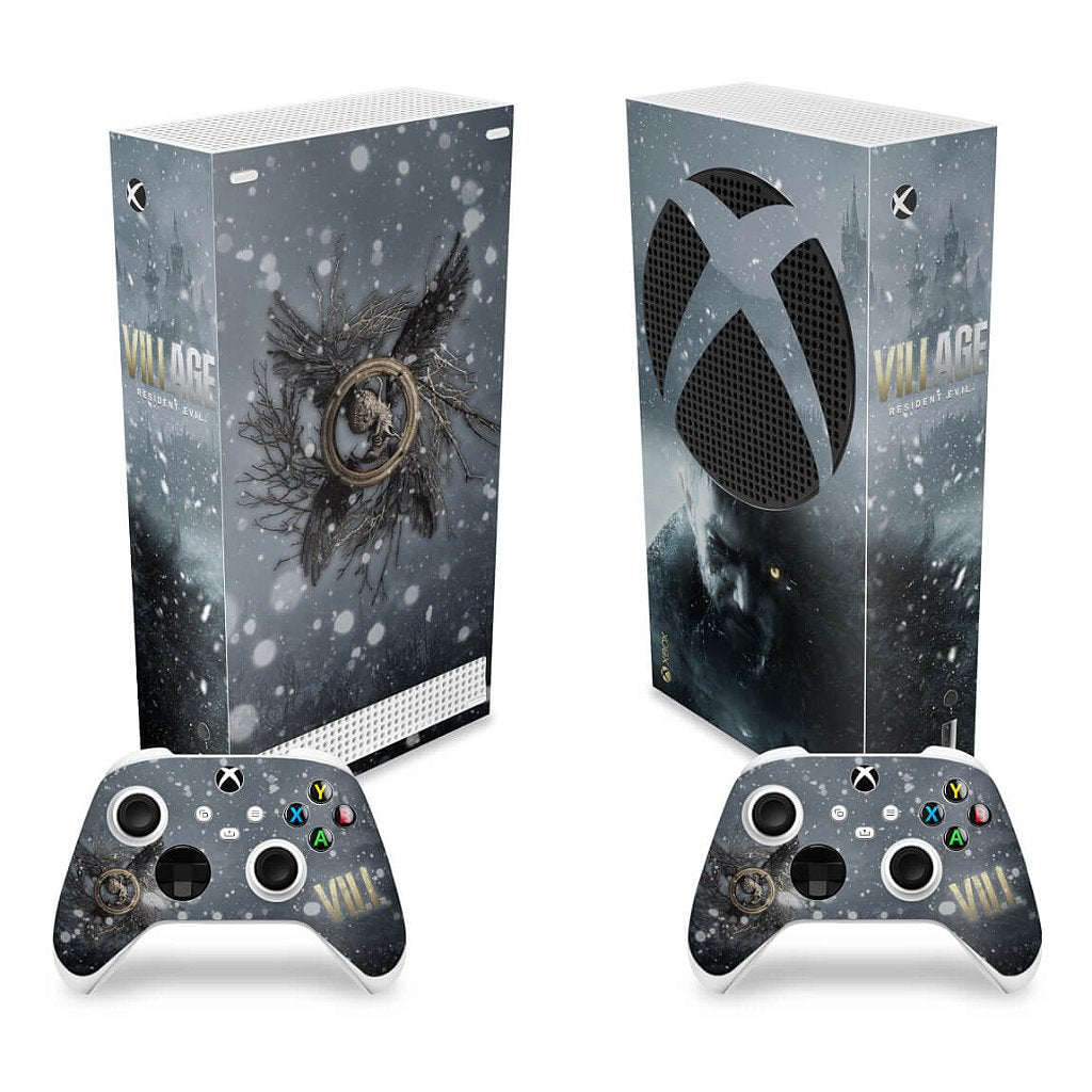 Skin Anti-Rage Xbox Series S Vertical - Resident Evil Village
