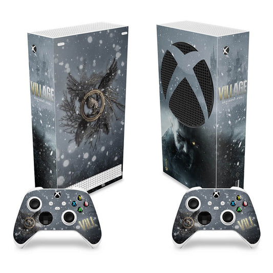 Skin Anti-Rage Xbox Series S Vertical - Resident Evil Village