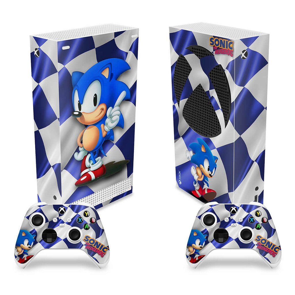 Skin Anti-Rage Xbox Series S Vertical - Sonic
