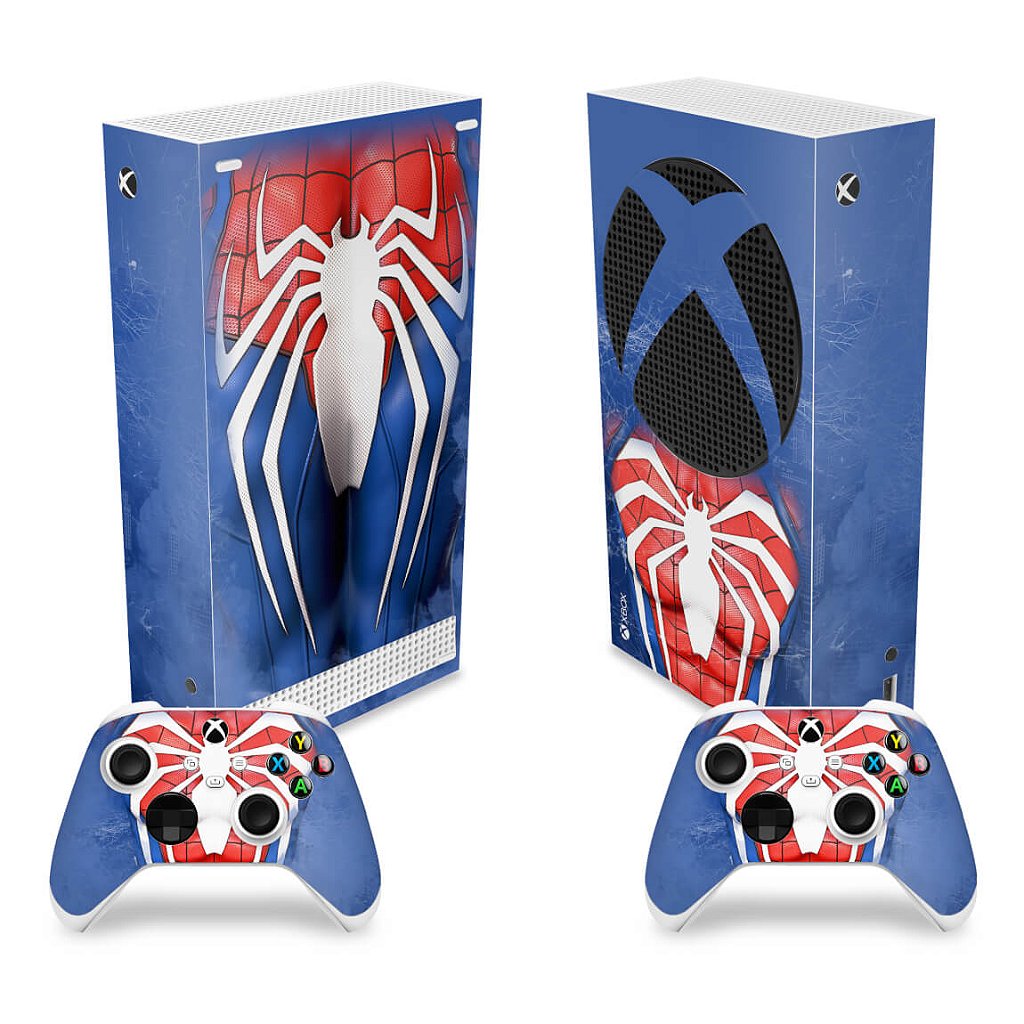 Skin Anti-Rage Xbox Series S Vertical - Spider-Man Homem Aranha 2