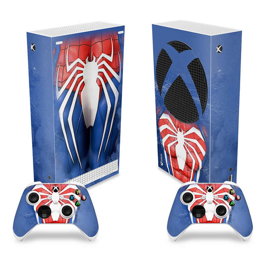 Skin Anti-Rage Xbox Series S Vertical - Spider-Man Homem Aranha 2