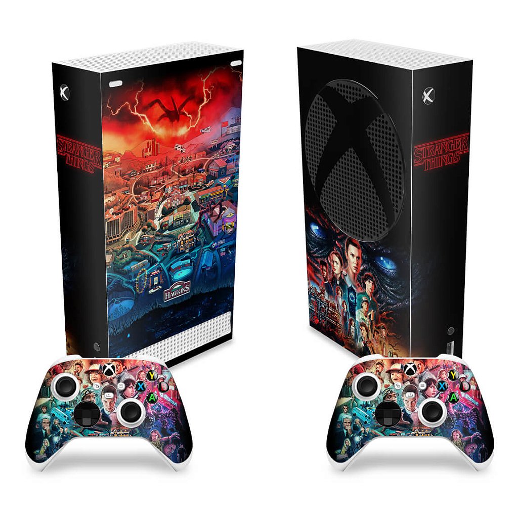 Skin Anti-Rage Xbox Series S Vertical - Stranger Things