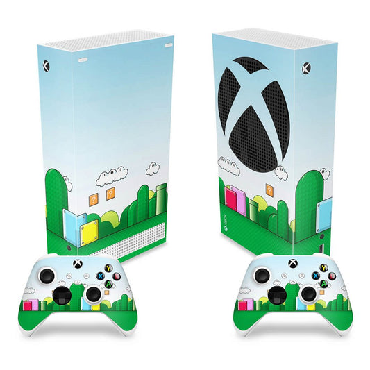 Skin Anti-Rage Xbox Series S Vertical - Super Mario Bros